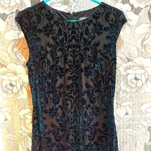 Green emerald velvet dress Vince Camuto size 8